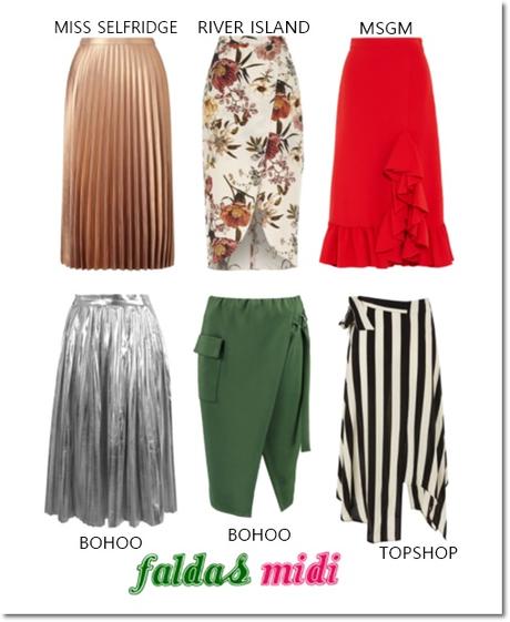 Faldas Midi para Otoño Faldas Midi para Otoño