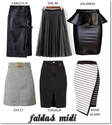 Faldas Midi para Otoño Faldas Midi para Otoño