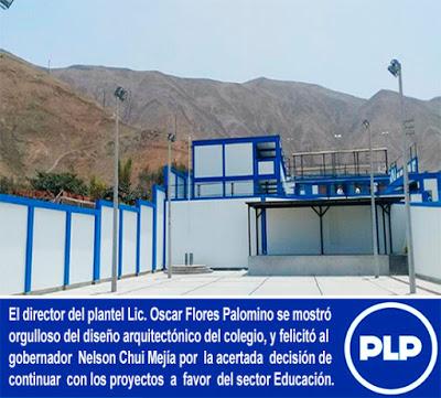 En Cañete: MODERNIZACIÓN EDUCATIVA LLEGA A SANTA CRUZ DE FLORES…