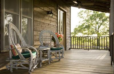 Galerias Rusticas en Casas de Madera
