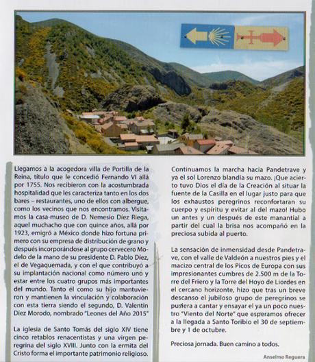 El Senderín, boletín informativo, octubre 2017.