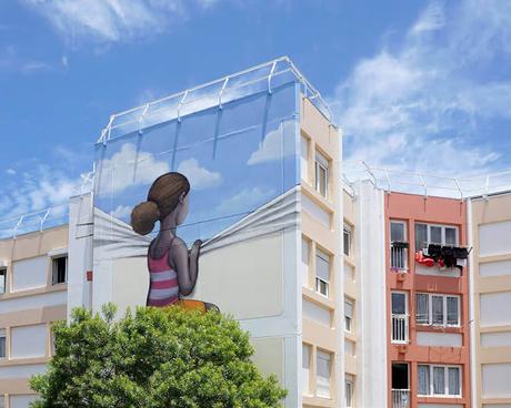 20 Hermosas pinturas de Street Art del Artista Frances Julien Malland