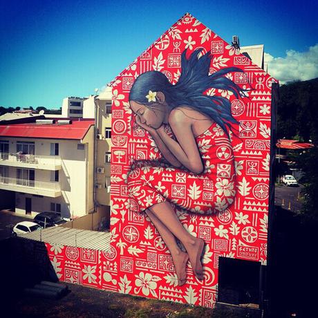 20 Hermosas pinturas de Street Art del Artista Frances Julien Malland
