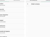 Añadir información emergencia pantalla bloqueo