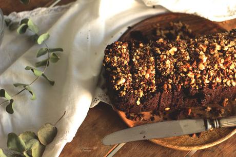 Bizcocho de cacao y coco