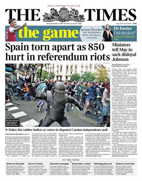 ¿Podemos, de una puñetera vez, hablar en este país de algo más que de banderas? De las pensiones, sin ir más lejos. Éxito de la Marca España de Rajoy.