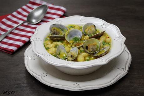 RECETA -  Fabes con almejas
