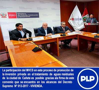 Con inversión de S/. 150 millones: ALEX BAZÁN ANUNCIA MEJORA DEL SISTEMA DE SANEAMIENTO EN CAÑETE…