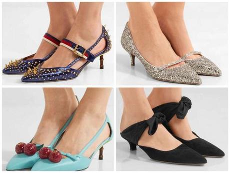 TENDENCIAS OTOÑO´17. Resultado de imagen de tendencias otoño 2017 zapatos de tacon kitten