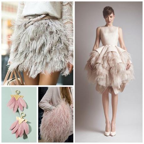 Resultado de imagen de tendencias otoño 2017 PRENDAS CON PLUMAS