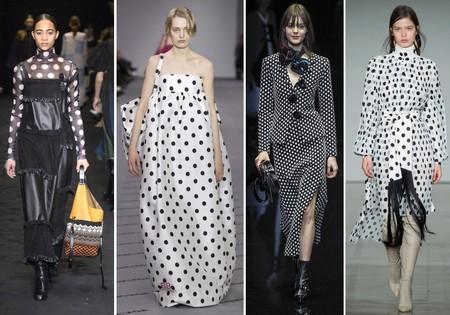 Resultado de imagen de tendencias otoño 2017 estampado de lunares