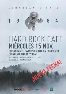Cnoncierto de Comandante win en Hard Rock Café