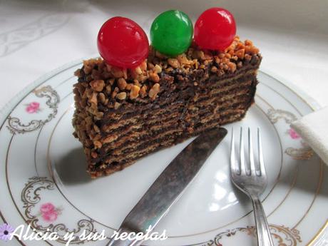TARTA DE GALLETAS Y CHOCOLATE DE LA TÍA MAMI TARTA DE GALLETAS Y CHOCOLATE DE LA TÍA MAMI