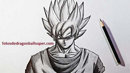 4 dibujos faciles de goku para dibujar paso a paso en fase 3 - Paperblog