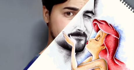 Un aficionado al dibujo hace interactuar sus dibujos en su vida cotidiana