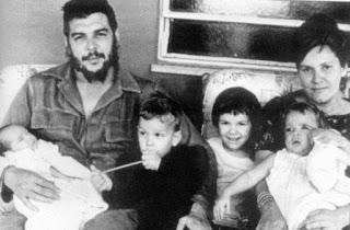 Imagen familiar del Che Guevara.