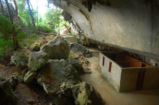 La cueva de los Portales, hoy en día lugar de peregrinación de los seguidores del Che.