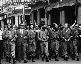 Entrada triunfal de los Revolucionarios en La Habana.