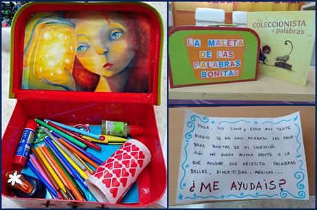 Vuelve maleta palabras bonitas