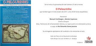 PRESENTADO EL NÚMERO 21 DE LA REVISTA O PELOURINHO EN BAD...