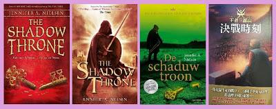 Portadas del libro The shadow throne de Jennifer A. Nielsen