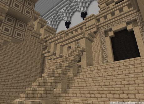 Réplica Minecraft del Castillo de La Calahorra, Granada, España.