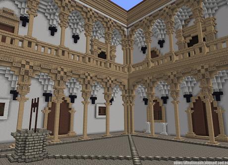 Réplica Minecraft del Castillo de La Calahorra, Granada, España.