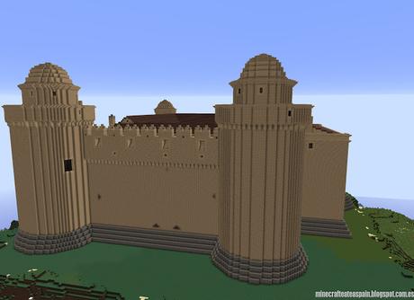 Réplica Minecraft del Castillo de La Calahorra, Granada, España.