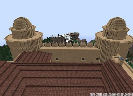 Réplica Minecraft del Castillo de La Calahorra, Granada, España.