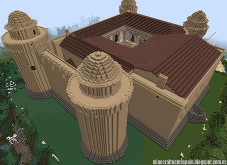 Réplica Minecraft del Castillo de La Calahorra, Granada, España.