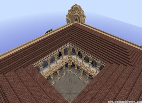 Réplica Minecraft del Castillo de La Calahorra, Granada, España.