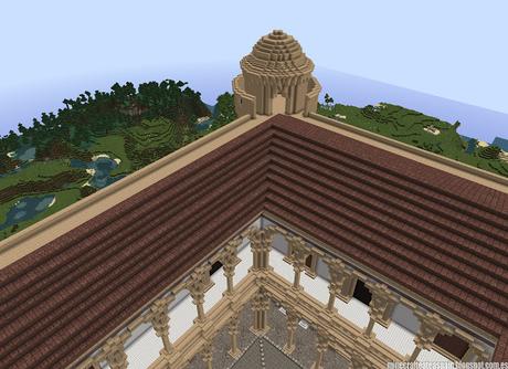 Réplica Minecraft del Castillo de La Calahorra, Granada, España.