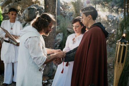 Carlos y Noelia, una boda medieval en la sierra de Madrid