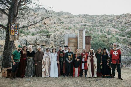 Carlos y Noelia, una boda medieval en la sierra de Madrid