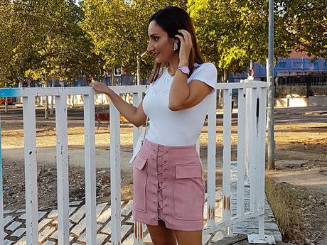 Outfit Pink Skirt