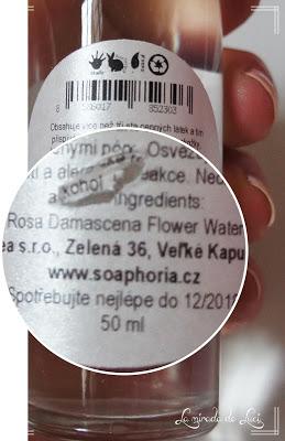 SOAPHORIA, Flower Water, Rosa de Damasco