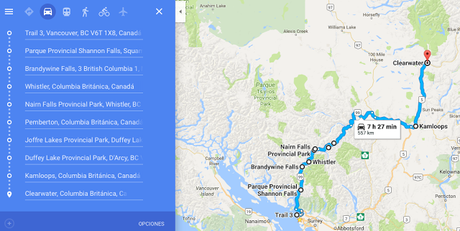 DE VANCOUVER A CLEARWATER