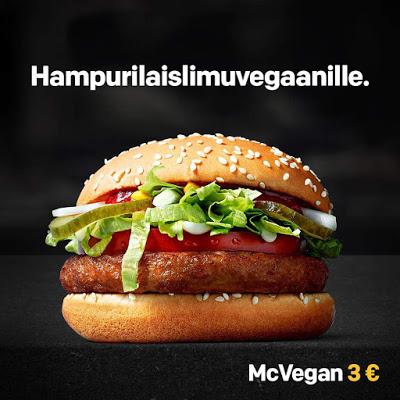 McDonald's LANZA LA PRIMER HAMBURGUESA VEGANA 100% DE ORIGEN VEGETAL!
