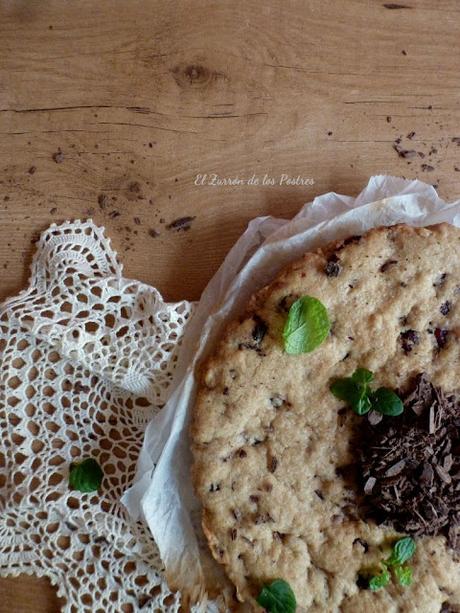 Galleta de Arándanos en Sartén de Cobre