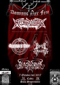 CRÓNICA I DOMINUS NOX FEST | SALA SUPERSONIC (CÁDIZ)