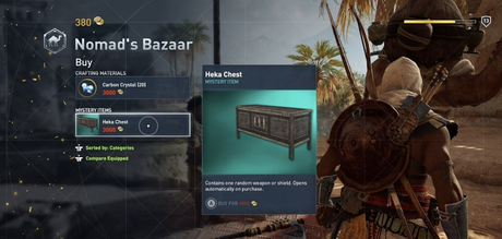 Assassin's Creed Origins contará con cajas botín Assassin's Creed Origins contará con cajas botín