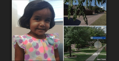 Desaparecida en Texas una niña a la que su padre dejó en un callejón por no tomarse la leche