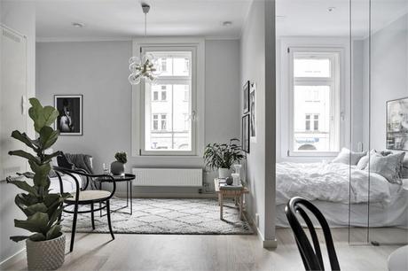 Pared corredera de cristal