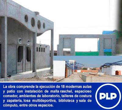 En Cañete: COLEGIO AGUSTO B. LEGUIA EN SU ETAPA FINAL