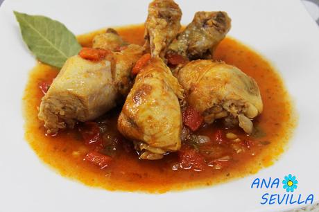 Pollo con tomate olla GM