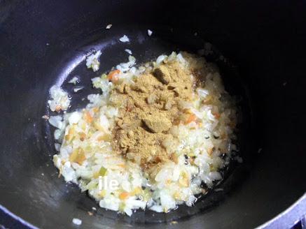 Curry de langostinos