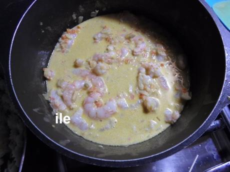 Curry de langostinos Curry de langostinos