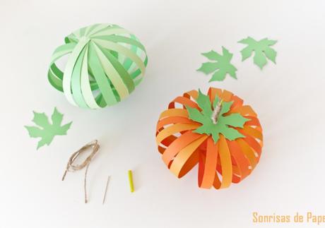 Es tiempo de calabazas......de papel Es tiempo de calabazas......de papel