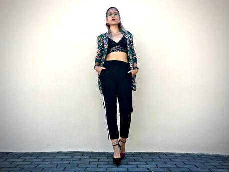 FLORAL BLAZER
