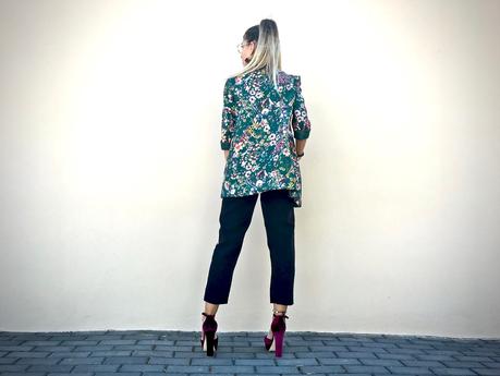 FLORAL BLAZER